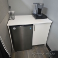 White Small Kitchen Island w/ Cupboard